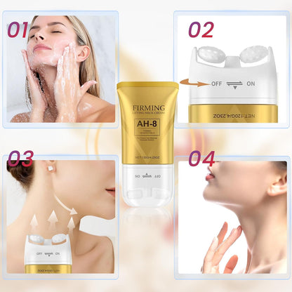 AH-8 Firming Neck Cream, Neck Firming Cream for Crepey Skin Body Care Comfort, Anti-Aging Moisturizer for Neck and Chest, Skin Tightening Lotion, Tighten and Lift Neck Cream