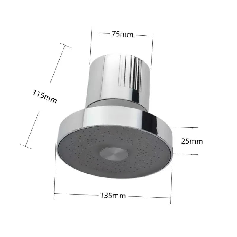 Filtered Shower Head, Hard Water Filter Reduces Hair Shedding and Dry Skin, High Pressure Shower Accessories for Home Bathroom