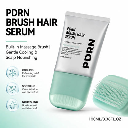 PDRN Hair Serum Cooling Brush Strengthen Hair Root anti Hair Tired Scalp Nourishing Treatment for Scalp Massage Care Serum