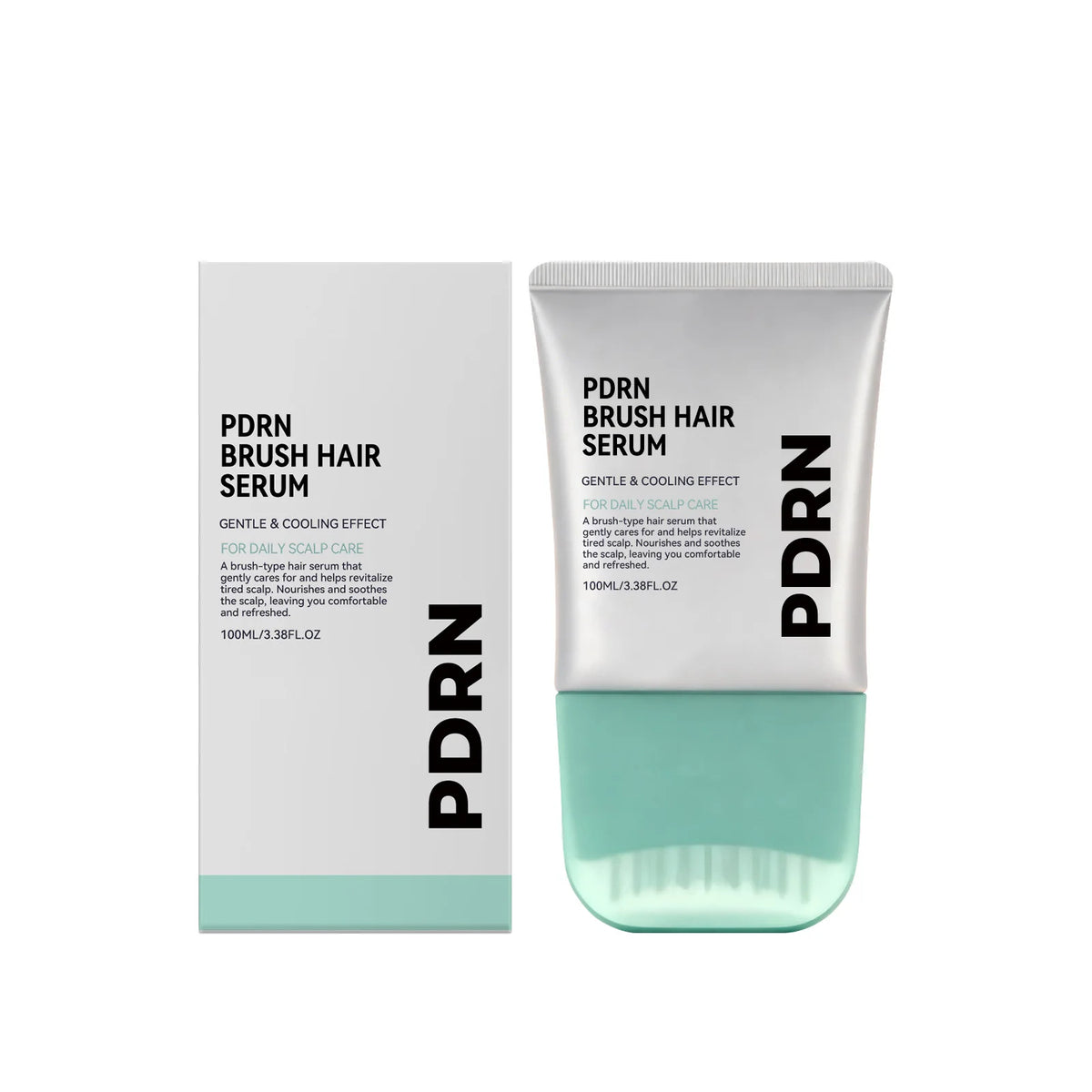 PDRN Hair Serum Cooling Brush Strengthen Hair Root anti Hair Tired Scalp Nourishing Treatment for Scalp Massage Care Serum