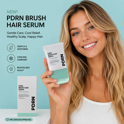 PDRN Hair Serum Cooling Brush Strengthen Hair Root anti Hair Tired Scalp Nourishing Treatment for Scalp Massage Care Serum