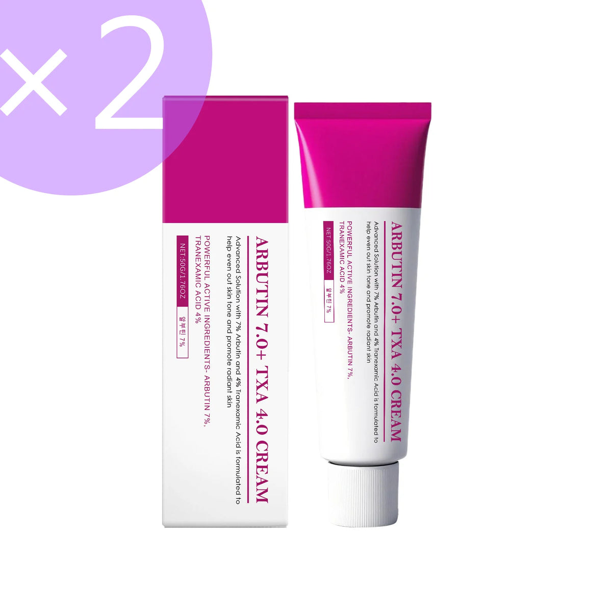 Arbutin TXA Face Cream Moisturizer Evens Skin Tone Deep Moisturizing Lightweight Hydrating for Women Men All Skin Types Daily Ca
