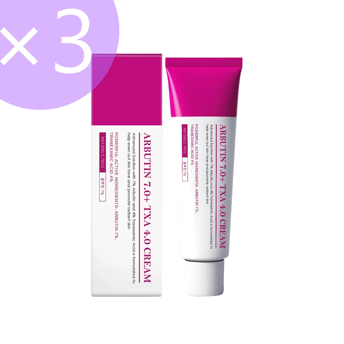 Arbutin TXA Face Cream Moisturizer Evens Skin Tone Deep Moisturizing Lightweight Hydrating for Women Men All Skin Types Daily Ca