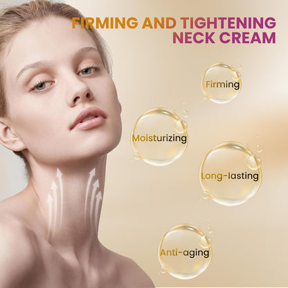 AH-8 Firming Neck Cream, Neck Firming Cream for Crepey Skin Body Care Comfort, Anti-Aging Moisturizer for Neck and Chest, Skin Tightening Lotion, Tighten and Lift Neck Cream